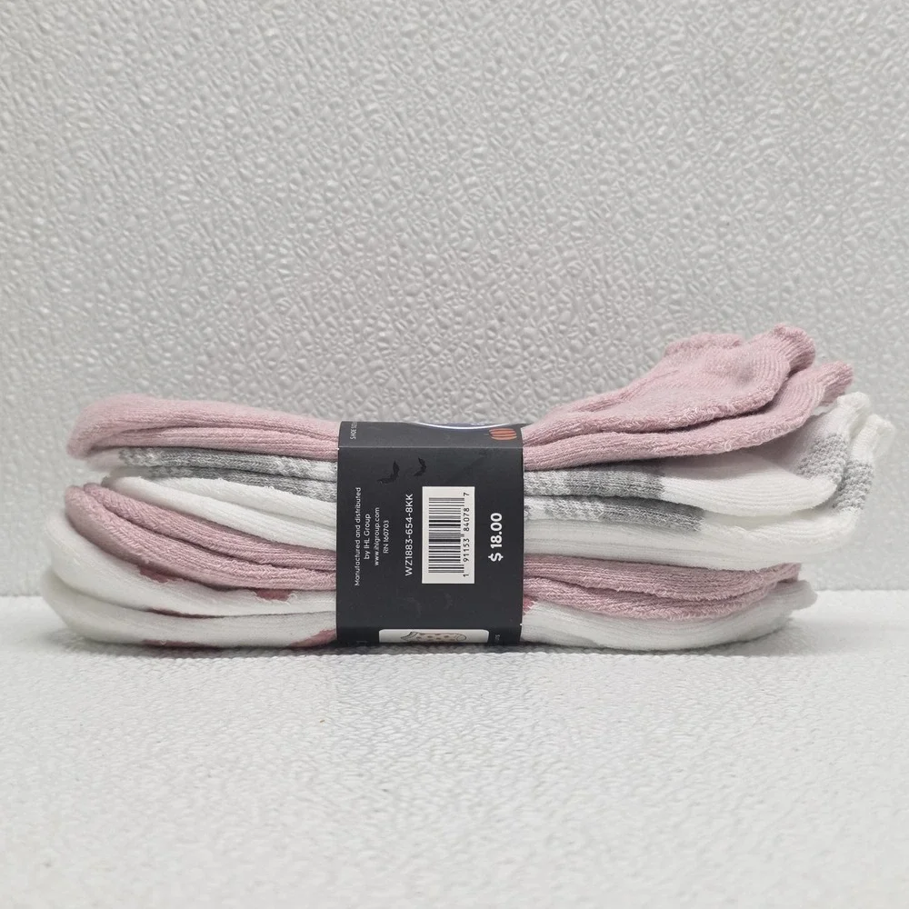 Life is Good Women's Cushioned Low Cut Socks 5 Pairs Size 5-10 Pink Halloween